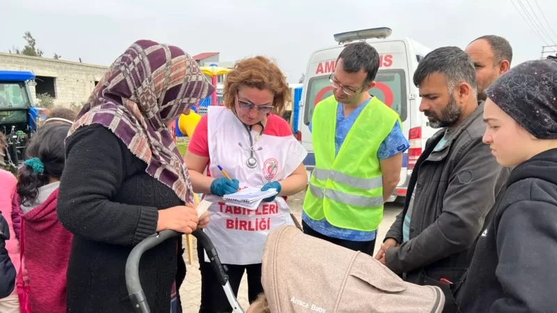 TTB Ekipleri Köylerde Sağlık Taraması Yapıyor