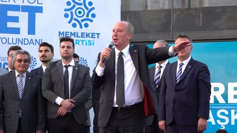 Memleket Partisi Genel Başkanı Muharrem İnce Adaylıktan Çekildi