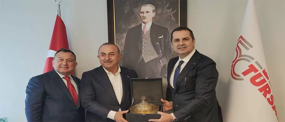 Dışişleri Bakanı Çavuşoğlu TÜRSAB Akdeniz´de