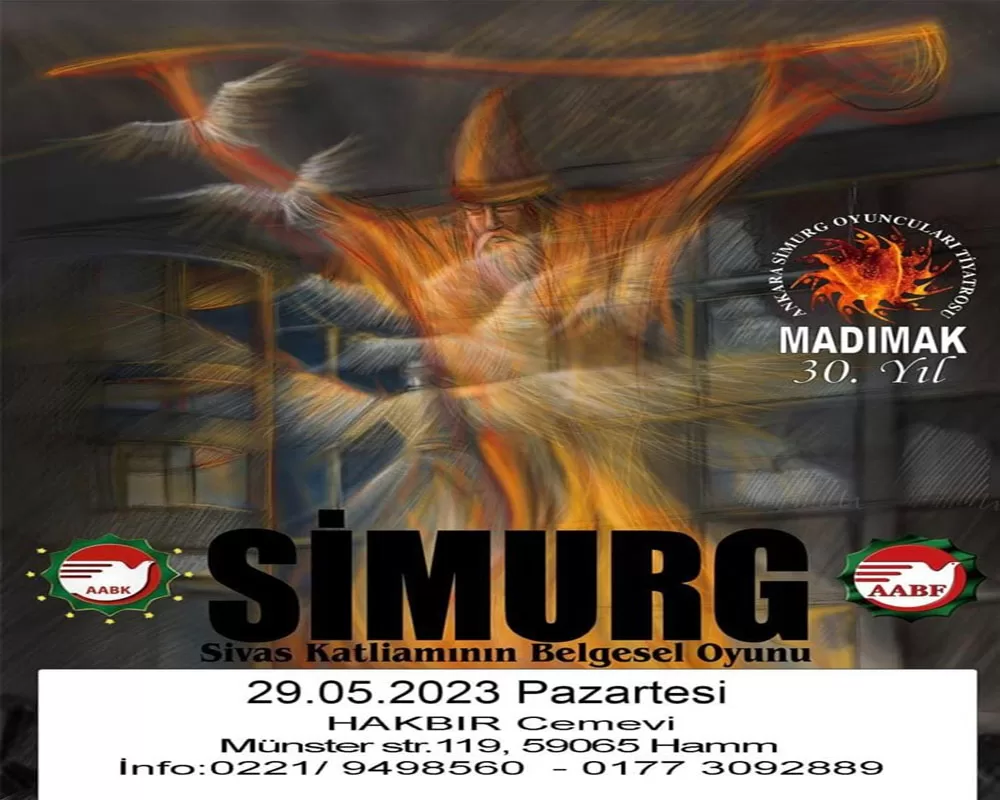 Sivas Katliamı’nı unutturmamak için Simurg Almanya‘da