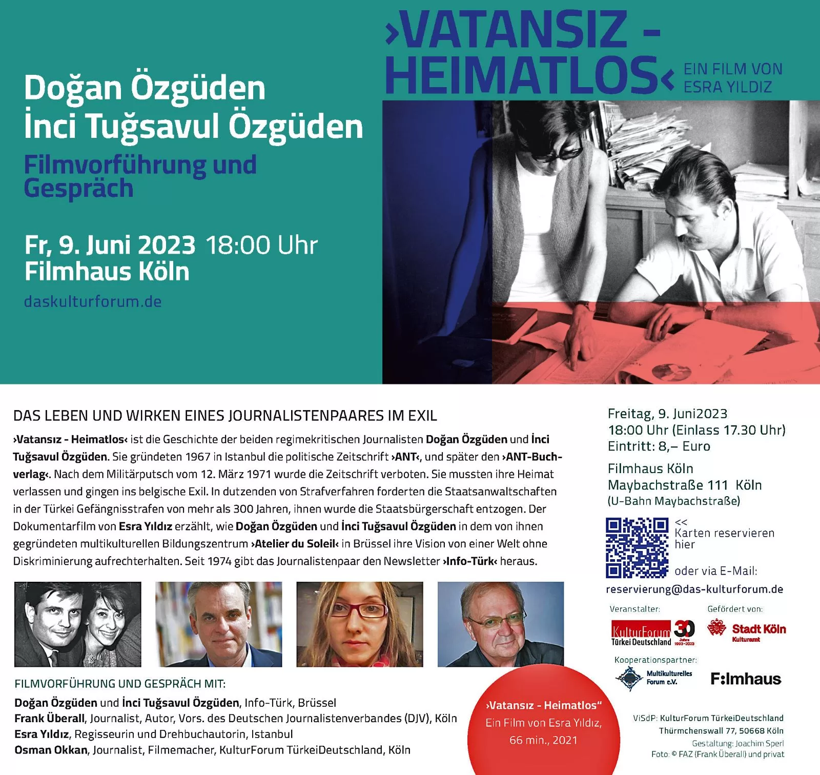 Sürgündeki gazetecilerin hayatını anlatan film Köln’de gösterilecek