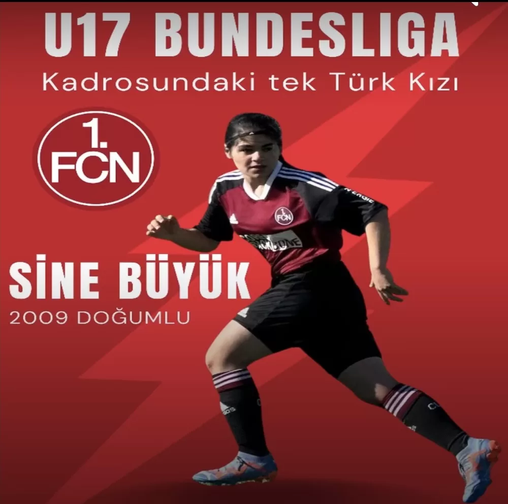 Futbolcu Türk kızı Sine "büyük" oynuyor