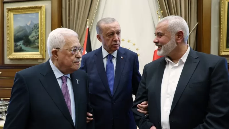 Erdoğan Filistin Lideri Abbas ve Hamas Lideri Henniye ile görüştü