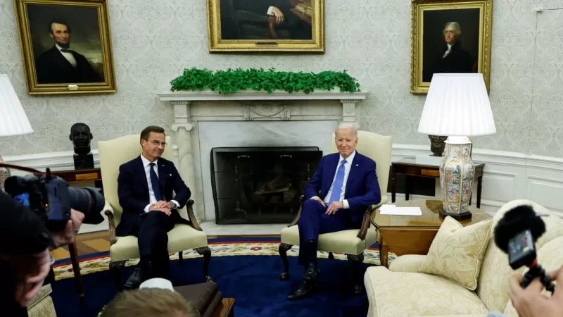 İsveç Başbakanı’nın Beyaz Saray ziyareti sürerken Türkiye ve Macaristan’a NATO'ya üyelik çağrısı