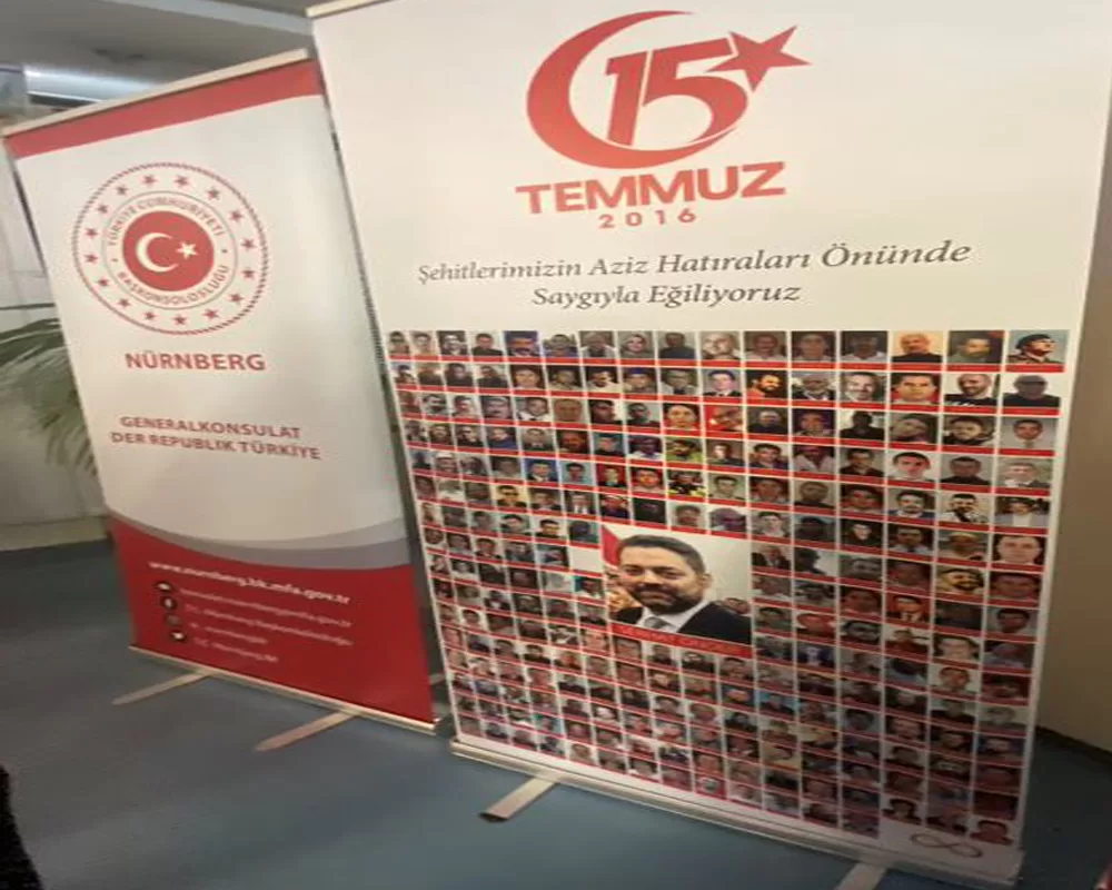 Nürnberg Konsolosluğunda Demokrasi Şehitleri Anıldı