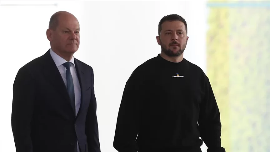 Scholz, Zelenskiy ile Ukrayna'daki durumu görüştü