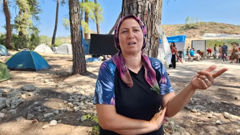Akbelen’in sesi İkizköylü Necla Işık: Bir avuç toprak dahi vermeyelim