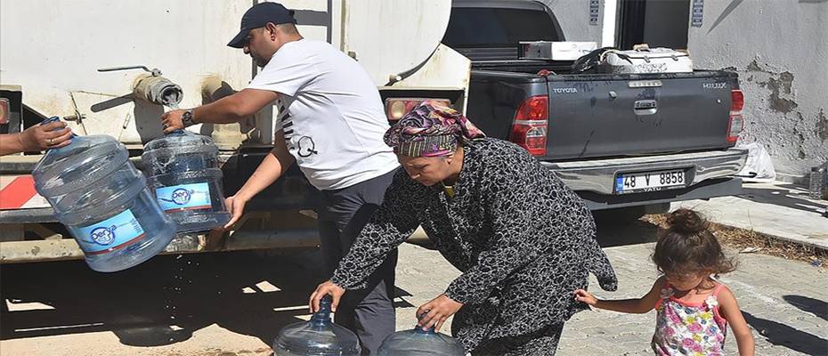 Bodrum'da su kesintisi sıkıntısı sürüyor