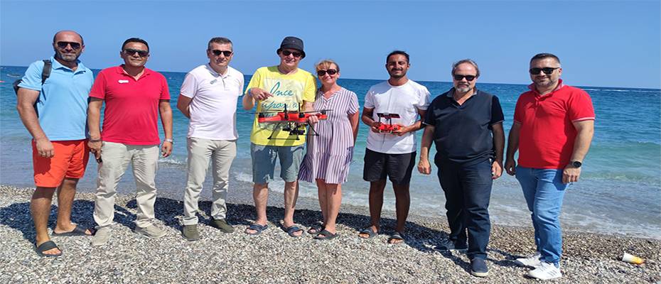 Cankuş Cankurtaran Dron, Boğulmakta Olan Alman Turisti Kurtardı