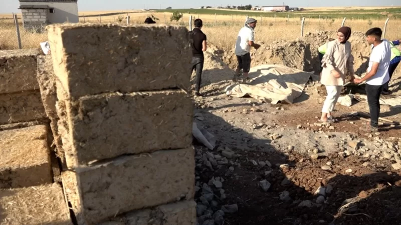 Diyarbakır’da artık unutulan kerpiç evlere rağbet yeniden artıyor