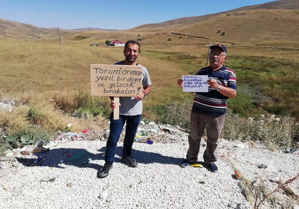 Kılıçköyü Doğa Sevenler İnisiyatifi çevre temizliği yaptı