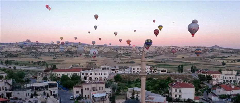Kapadokya'yı 7 ayda 2 milyondan fazla turist ziyaret etti