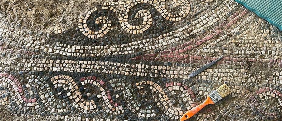 Pompeipolis Antik Kenti'ndeki 1800 yıllık mozaikler gün yüzüne çıkarılıyor
