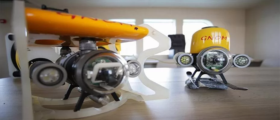 Su altında dalgıçların inemediği bölümlerdeki kazılar robotlarla yapılıyor