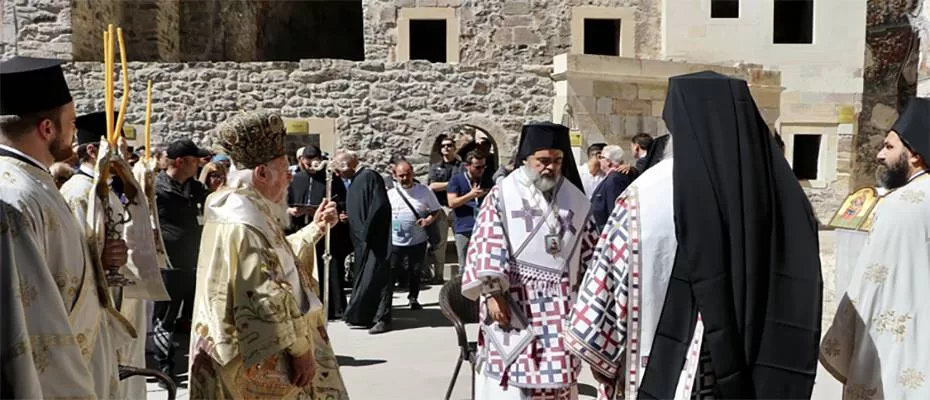 Sümela Manastırı'nda 10ncu ayin gerçekleştirildi