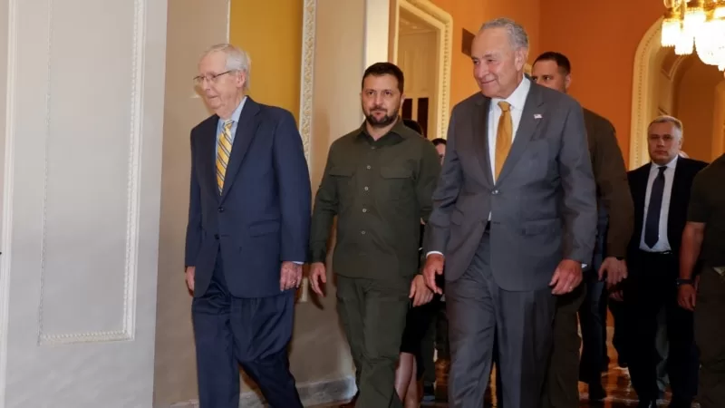 Zelenski Washington'da güçlü destek arıyor