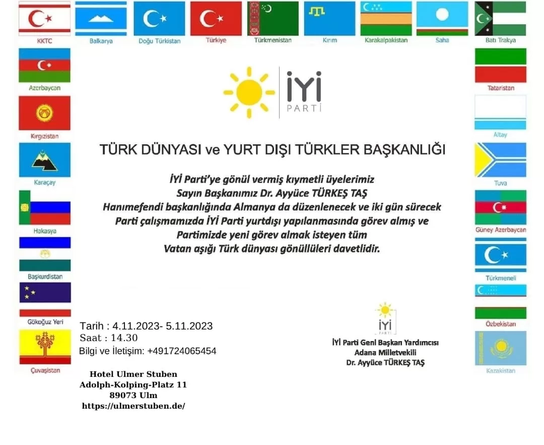 İYİ Parti gönüllüleri, Ulm’da buluşacak