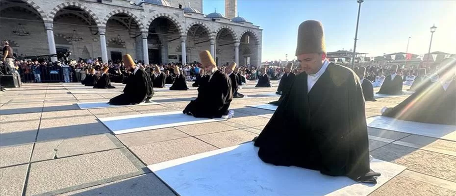 Konya Mistik Müzik Festivali'nde Hazreti Mevlana Gülşeni'ne Davet programı gerçekleştirildi