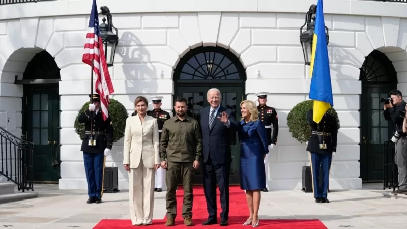 Ukrayna Cumhurbaşkanı Zelenski Washington’da temaslarda bulunuyor