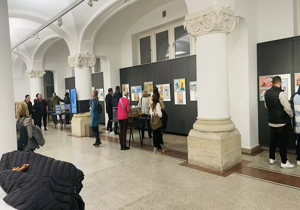 Hamburg`da açılan "60. Yıl Göç Karikatür Sergisi" büyük ilgi gördü