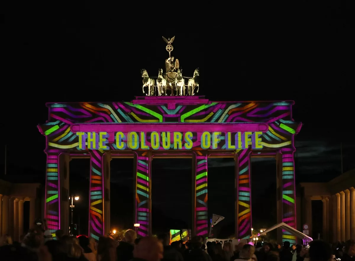 Berlin'de ışık festivali başladı