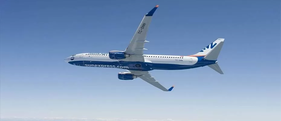 SunExpress 9 ayda 10 milyon yolcu taşıdı