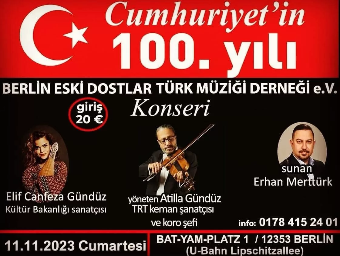 Berlin Eski Dostlar Korosu 11 Kasım konserine hazır