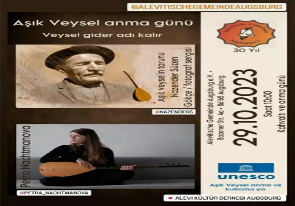 Aşık Veysel Fotoğraf sergisi Ulm ve Ausgburg’da açılıyor