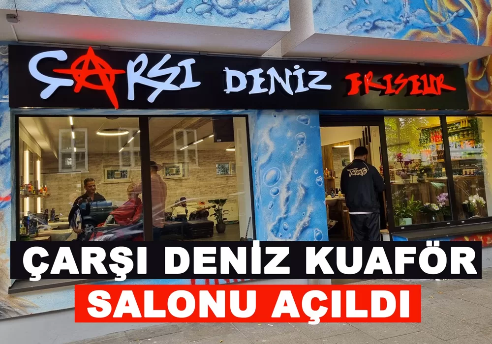 “Çarşı” Deniz Kuaför Salonu Açıldı