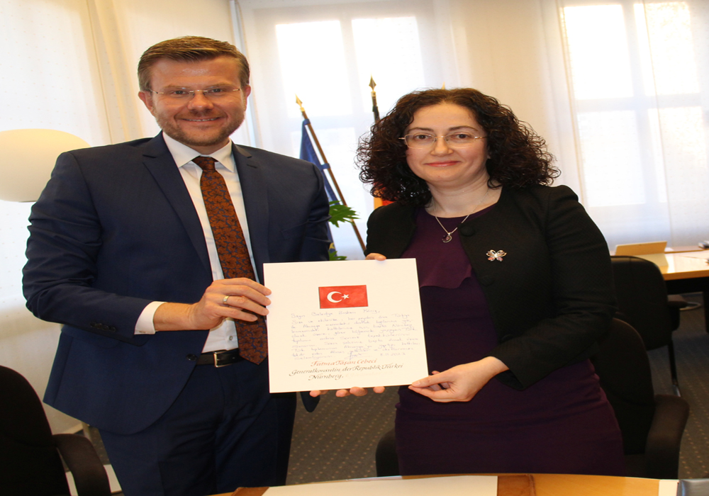 Başkonsolos Cebeci, Belediye Başkanı Marcus König’i ziyaret etti