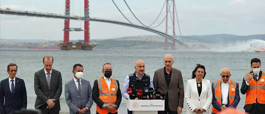 1915 Çanakkale Köprüsü'ne küresel düzeyde birincilik ödülü