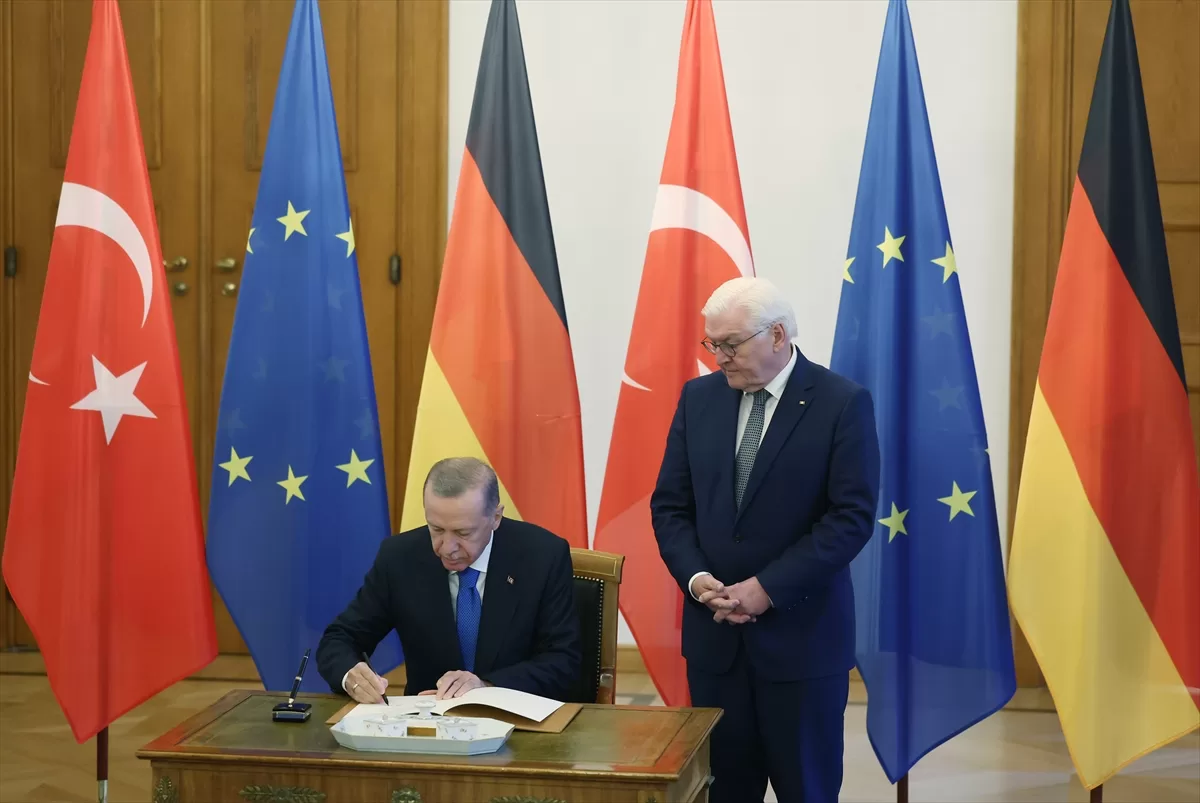 Cumhurbaşkanı Erdoğan, Almanya Cumhurbaşkanı Steinmeier ile görüştü
