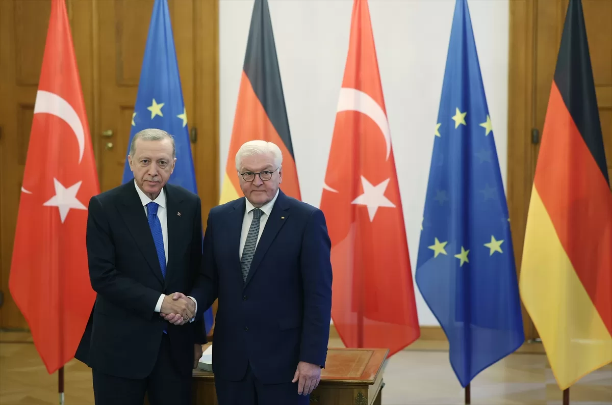 Cumhurbaşkanı Erdoğan, Almanya Cumhurbaşkanı Steinmeier ile görüştü