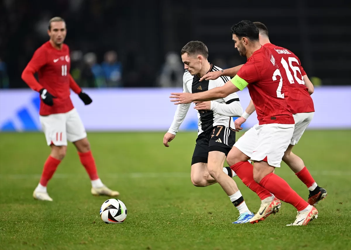 Türkiye deplasmanda Almanya'yı 3-2 mağlup etti