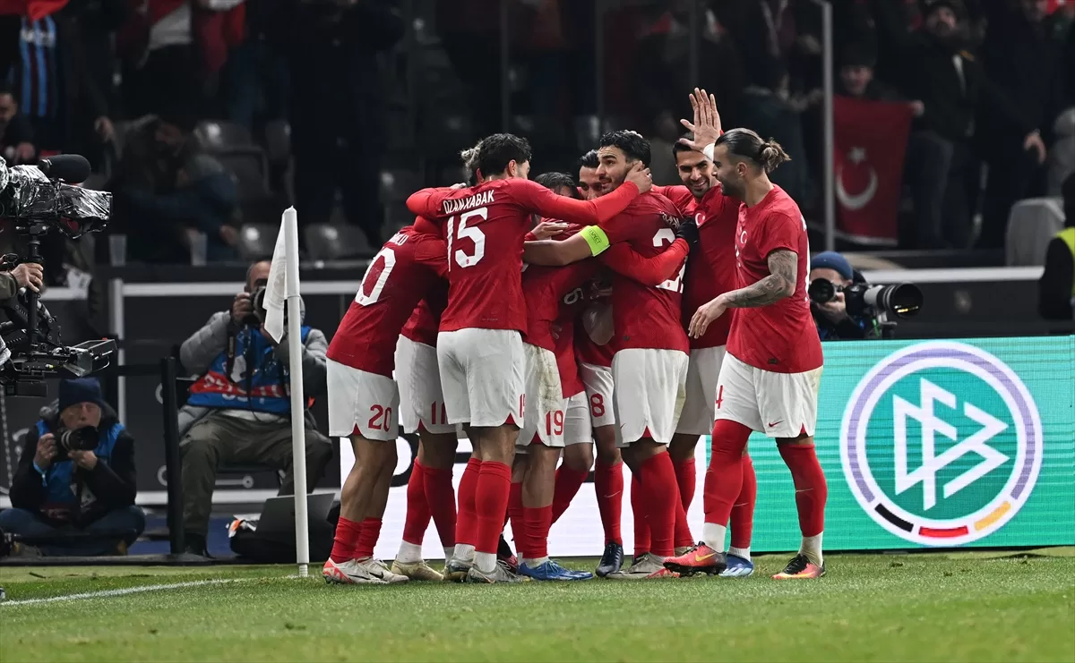 Türkiye deplasmanda Almanya'yı 3-2 mağlup etti