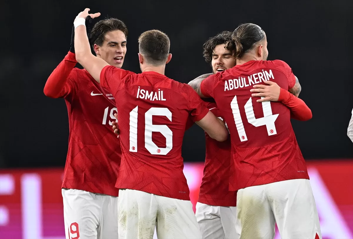 Türkiye deplasmanda Almanya'yı 3-2 mağlup etti