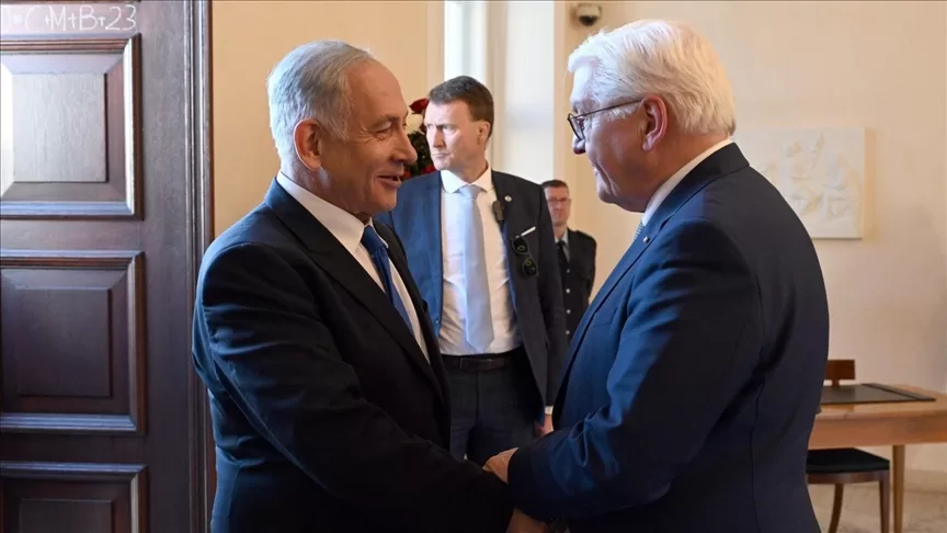 Netanyahu, Almanya Cumhurbaşkanı Steinmeier ile görüştü