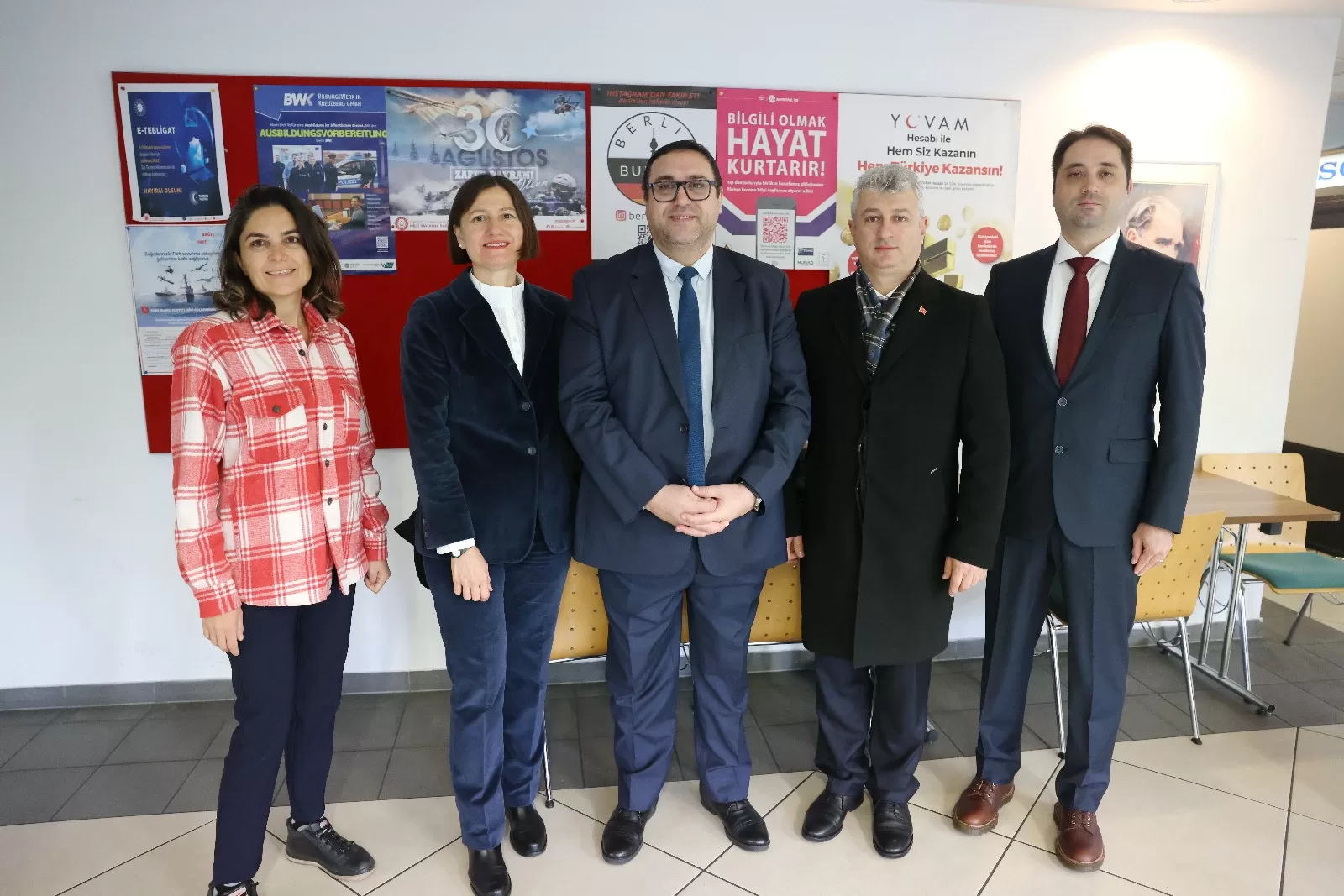 Ata`mız Berlin`de özlem, minnet, saygı ve sevgiyle anıldı
