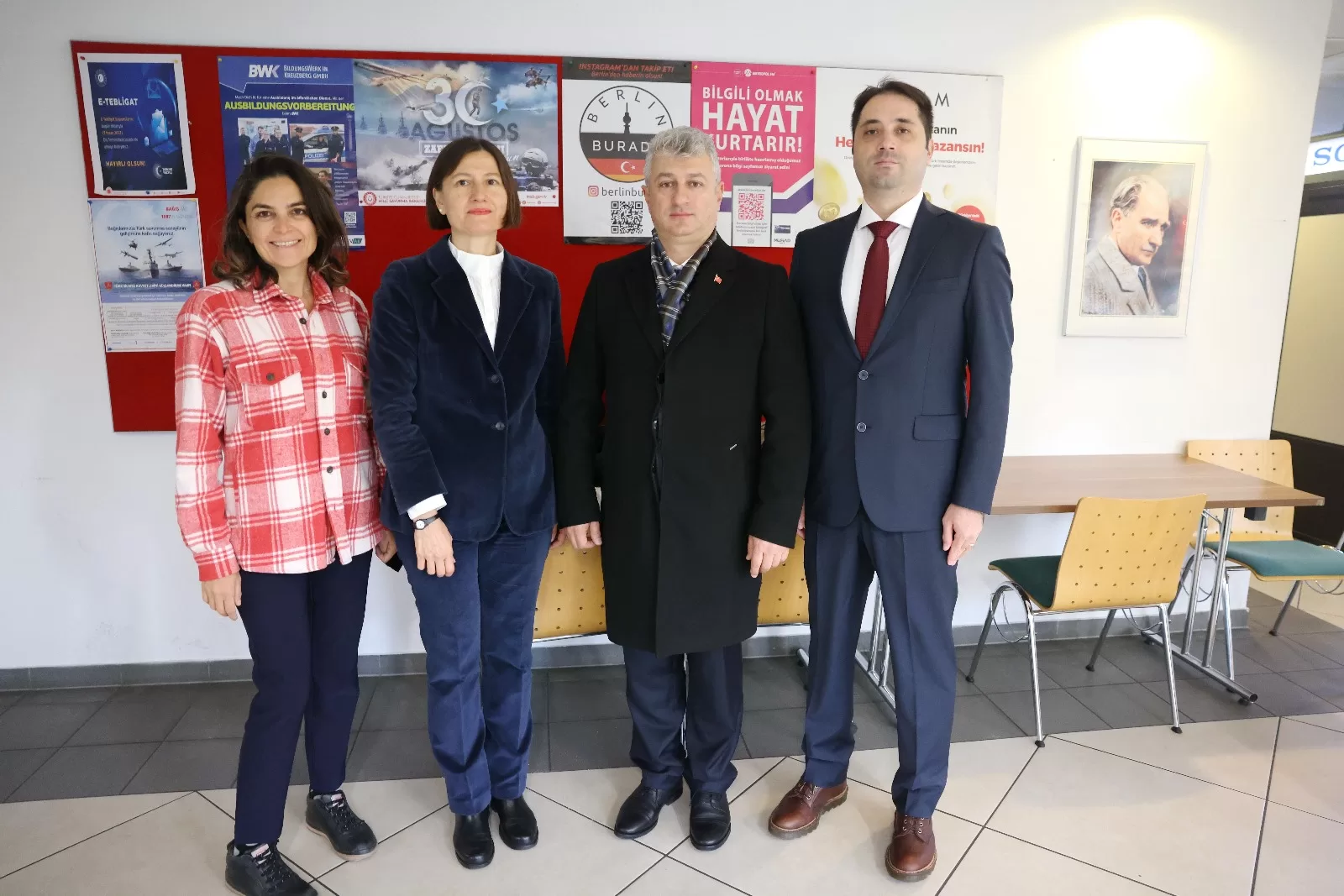 Ata`mız Berlin`de özlem, minnet, saygı ve sevgiyle anıldı