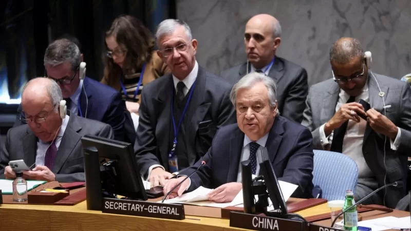 Guterres: “Müzakere masasına geri dönün”