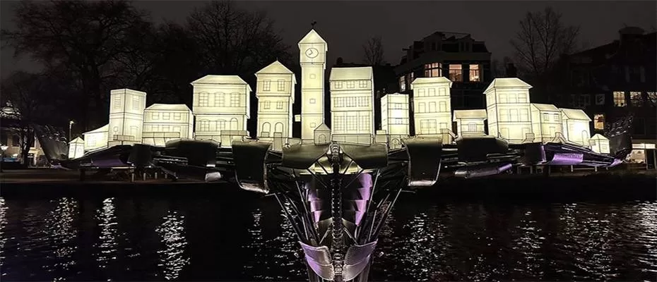 Hollanda'da Işık Sanatı Festivali başladı