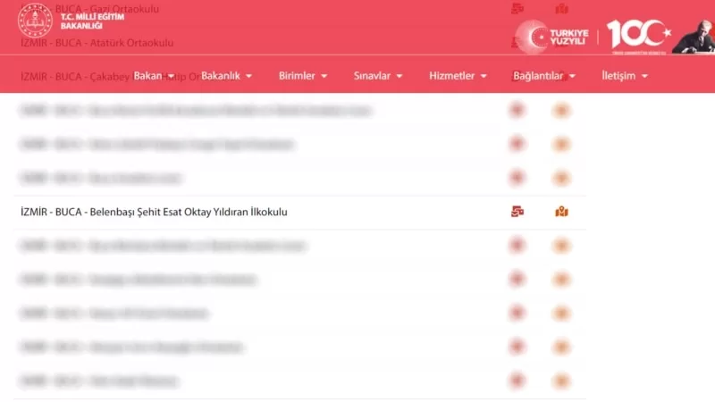Milli Eğitim Bakanlığı Esat Oktay Yıldıran ismine karşı çıktı ama internet sitesinden kaldırmadı