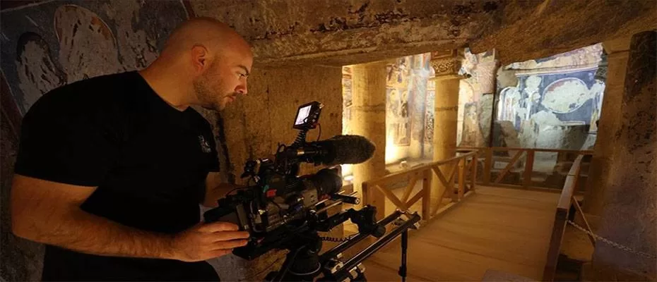 Nüfusunun 2 bin katı turist alan Göreme İngiliz belgeselcileri ağırlıyor