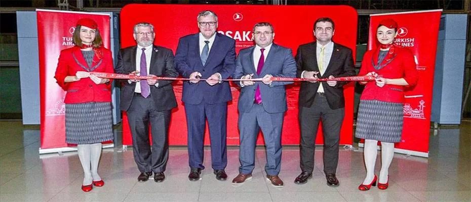 THY, Osaka uçuşlarına başladı