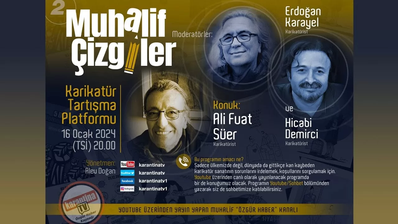 Muhalif Çizgiler'in bu haftaki konuğu Ali Fuat Süer