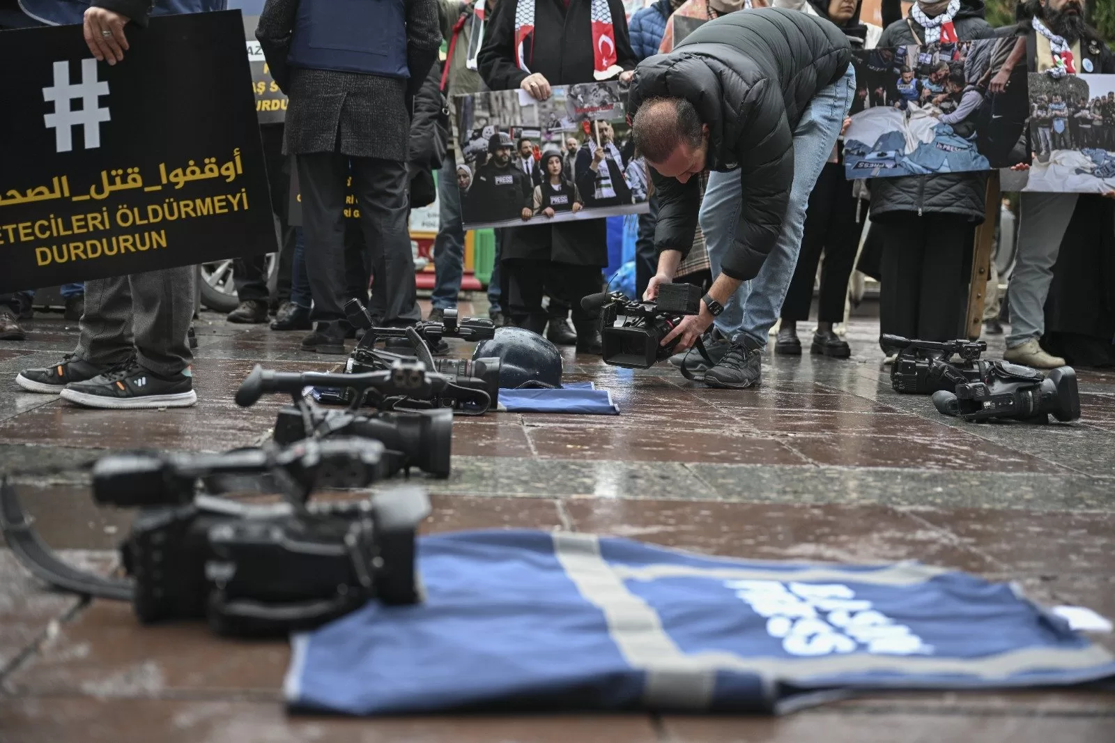 10 Ocak’ta Gazetecilerden anlamlı Gazze eylemi