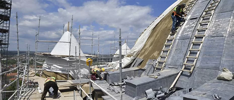 Edirne'de tarihi Havlucular Hanı ve Mezit Bey Hamamı'nın restorasyonu başladı