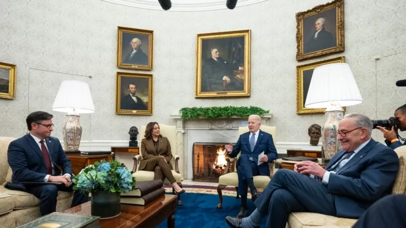 Kongre liderlerinden Biden’la görüşme sonrası “iyimser” mesajlar