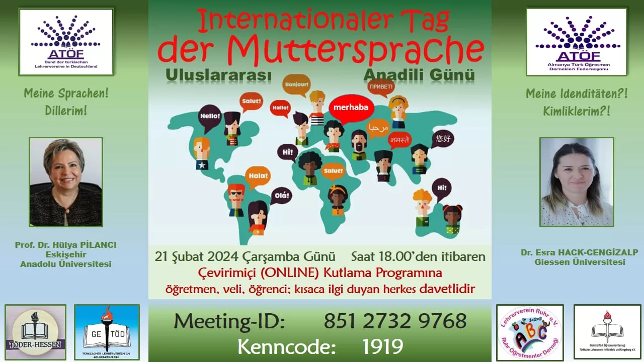 Dünya Anadilleri Günü için öğretmenlerden sanal sunum