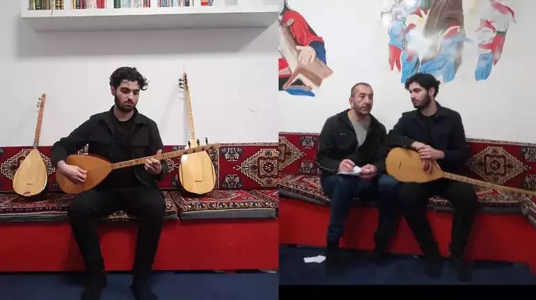 Bağlama sevdalısı Azad Çiçek Almanya’da birinci oldu